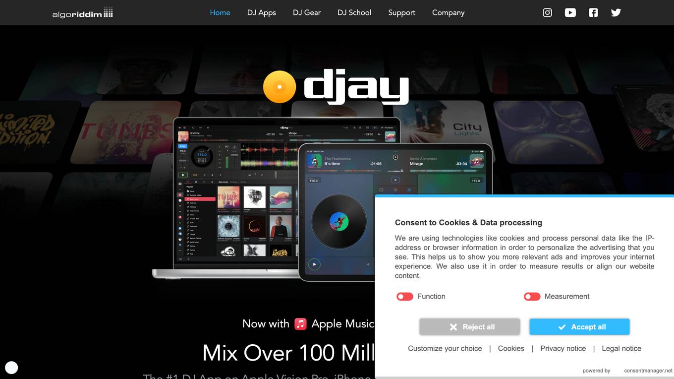 Algoriddim djay Screenshot