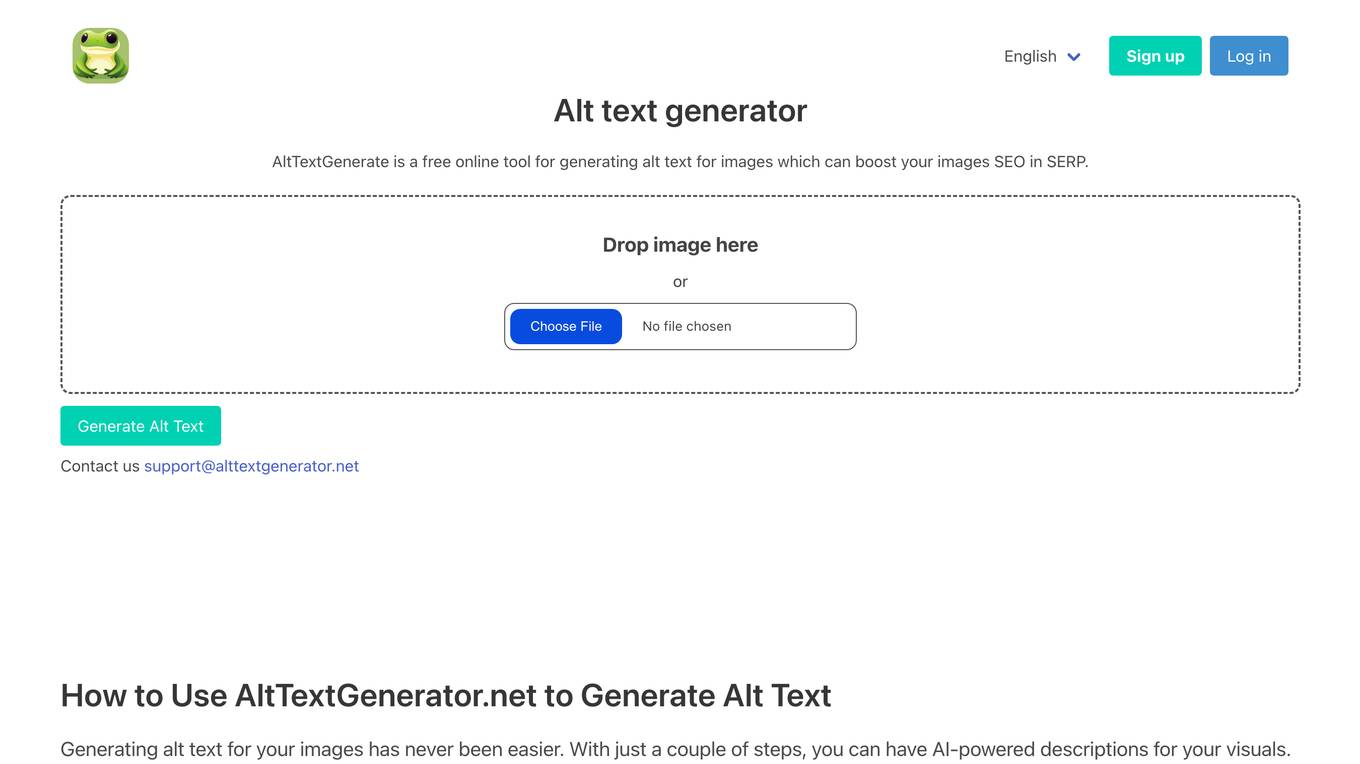 AltTextGenerate Screenshot