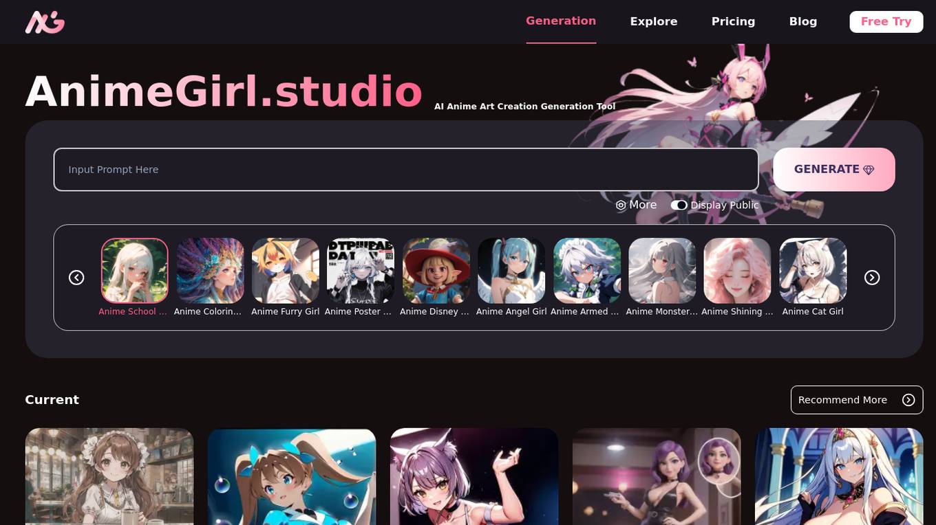 AnimeGirl.studio Screenshot