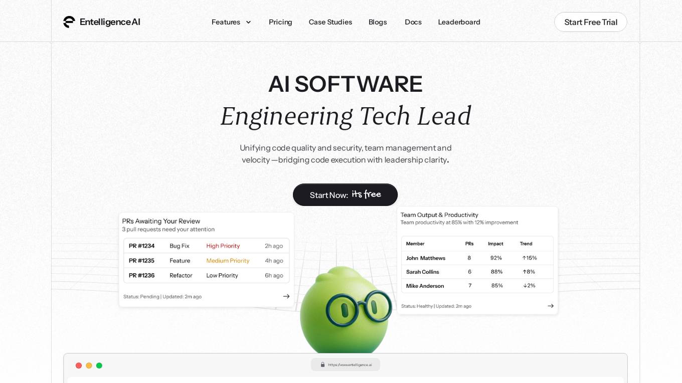 Entelligence AI Screenshot