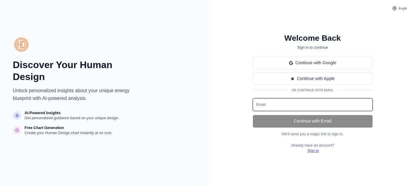 HumanDesign.ai Screenshot