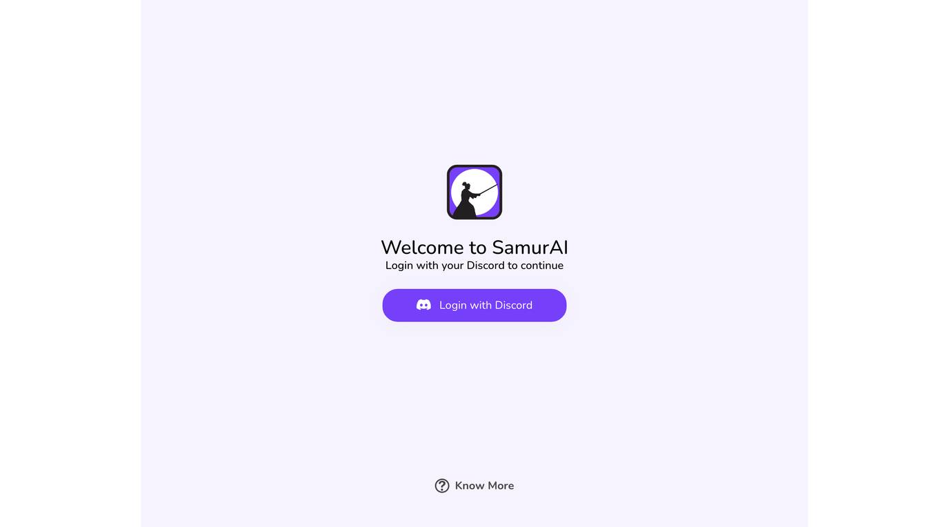 SamurAI bot chat Screenshot