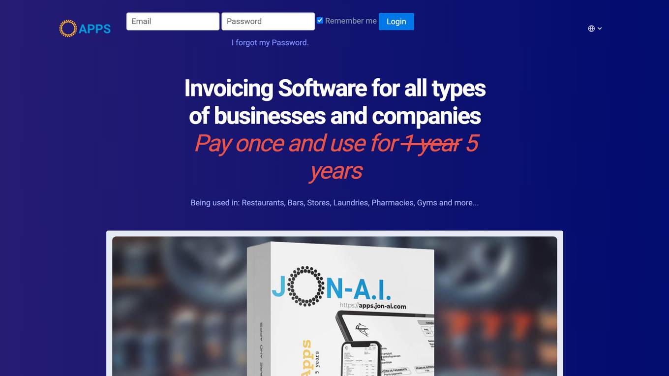 Online Quotes, Invoices and Receipts Software screenshot