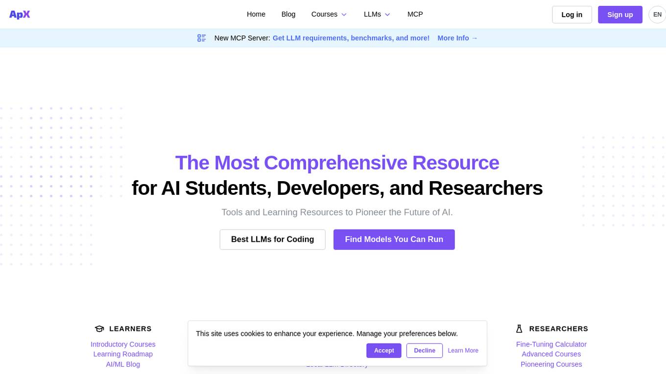ApX Machine Learning Screenshot