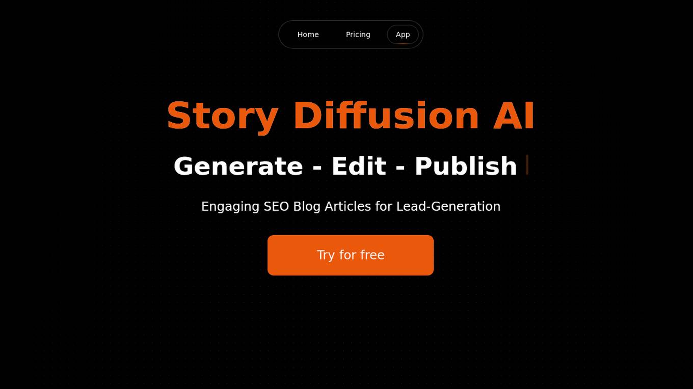 Story Diffusion AI screenshot