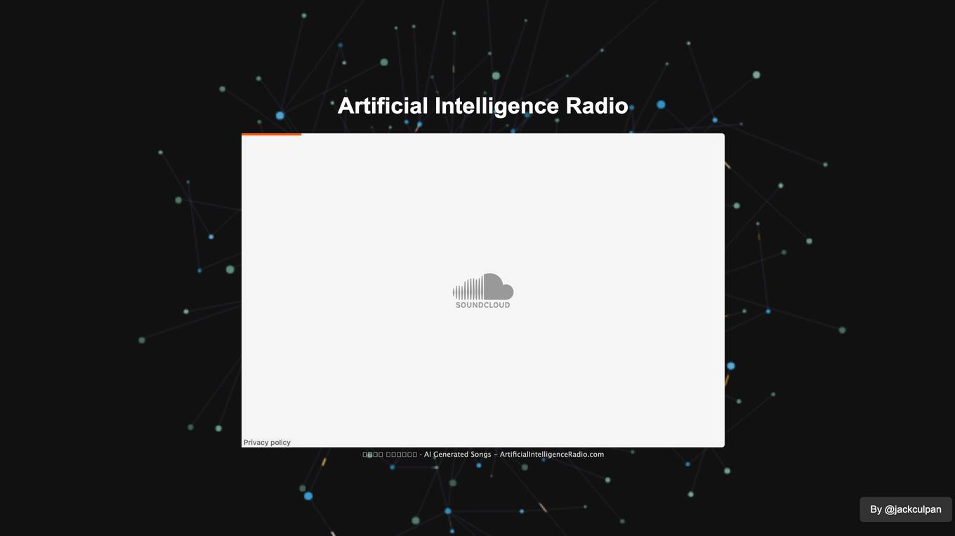 Artificial Intelligence Radio Screenshot