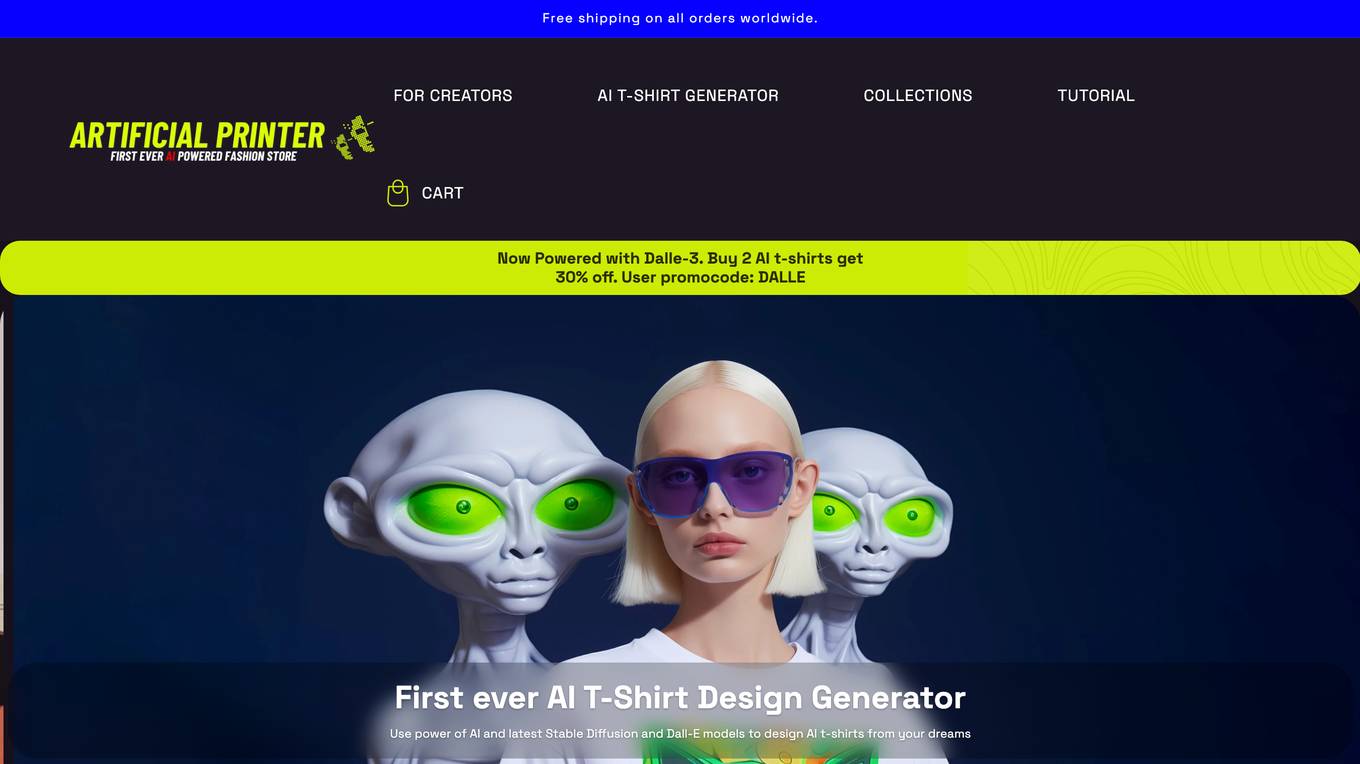 AI T-Shirt Generator Screenshot