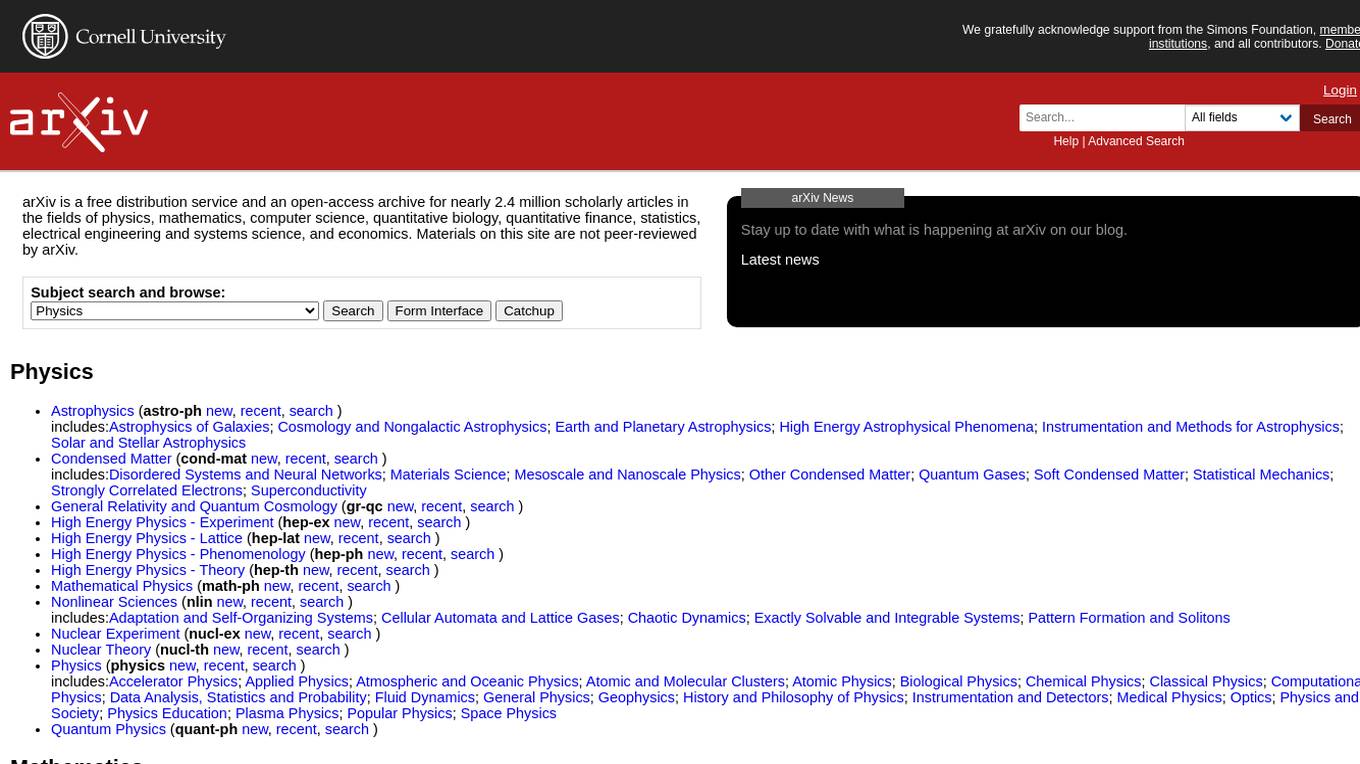 arXiv screenshot