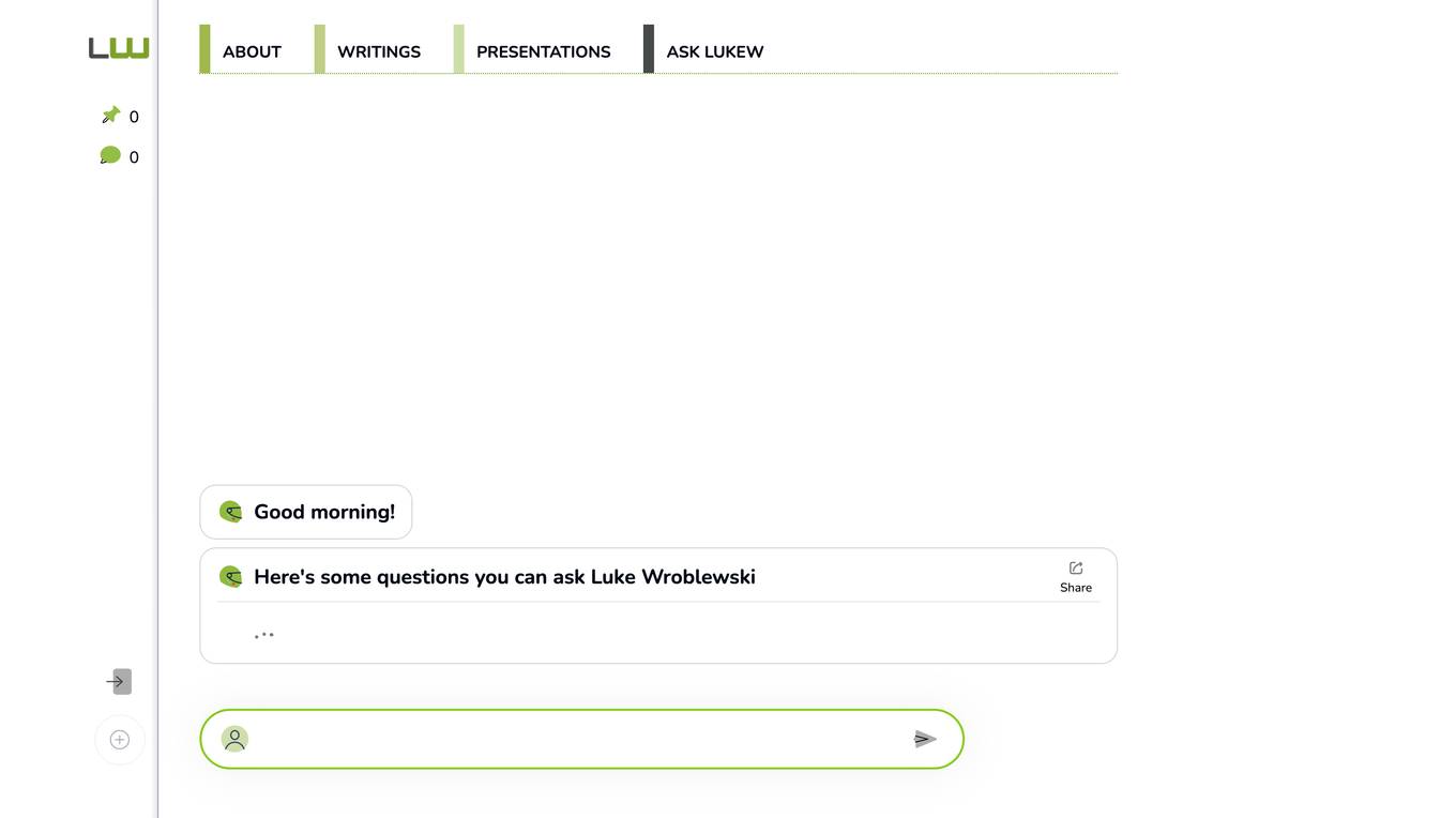 Ask LukeW Screenshot