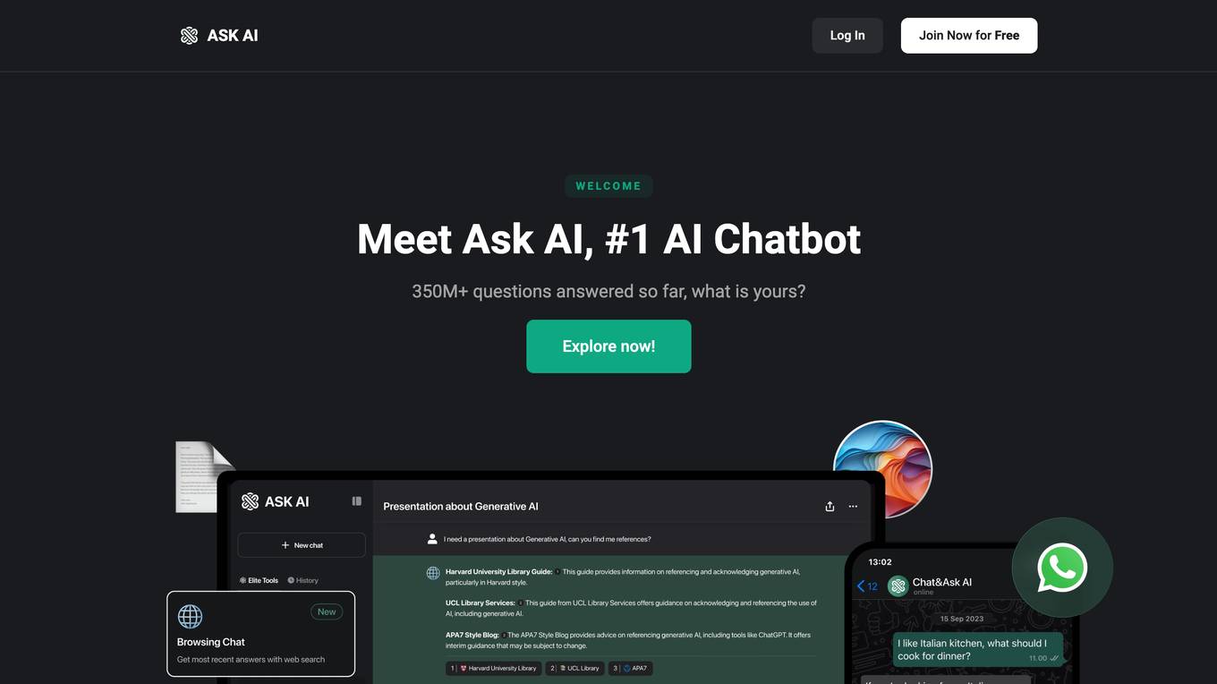 Ask AI Screenshot