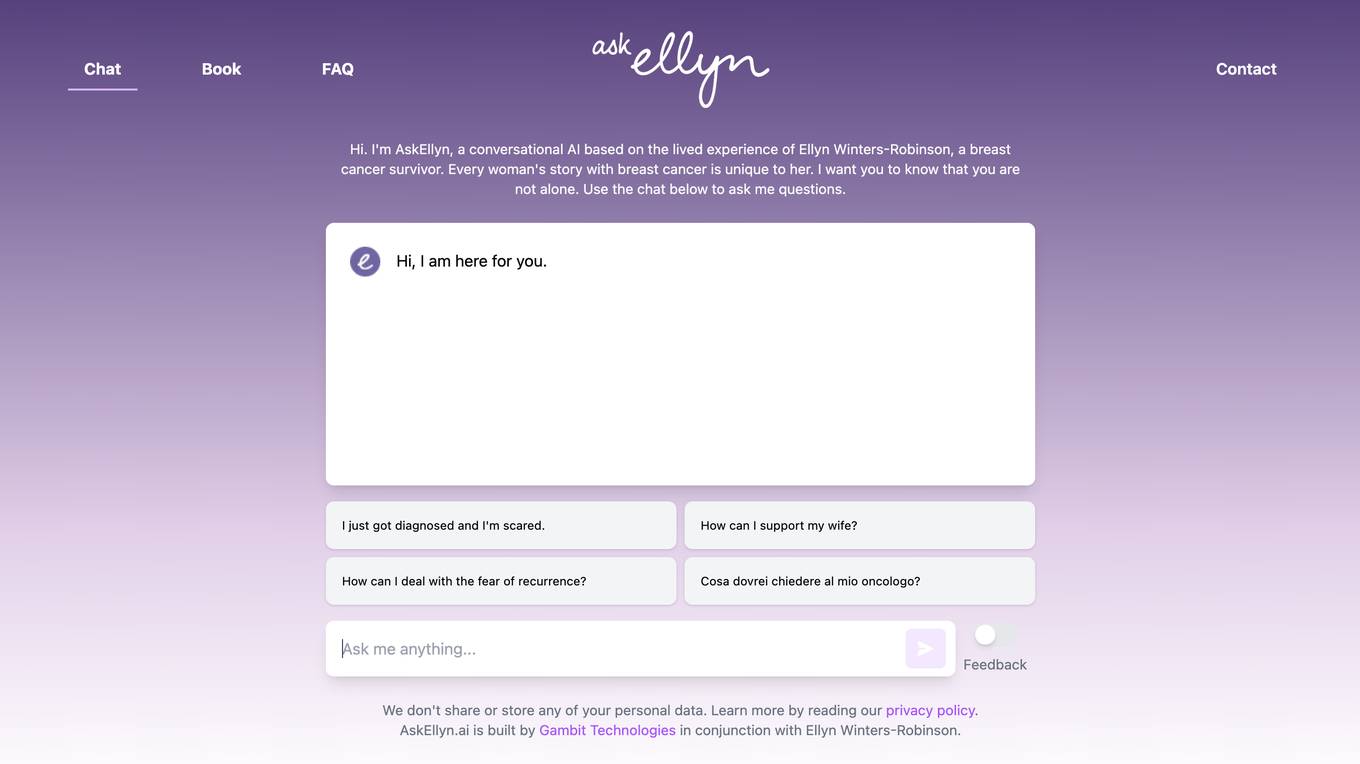 AskEllyn Screenshot