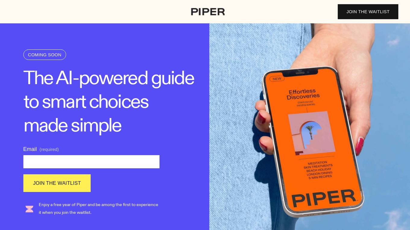 Piper App screenshot