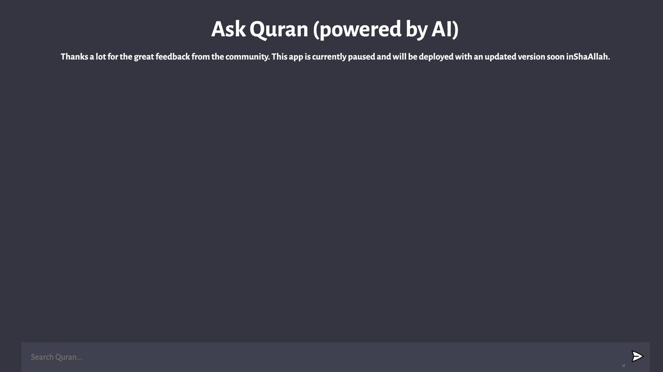 Ask Quran screenshot