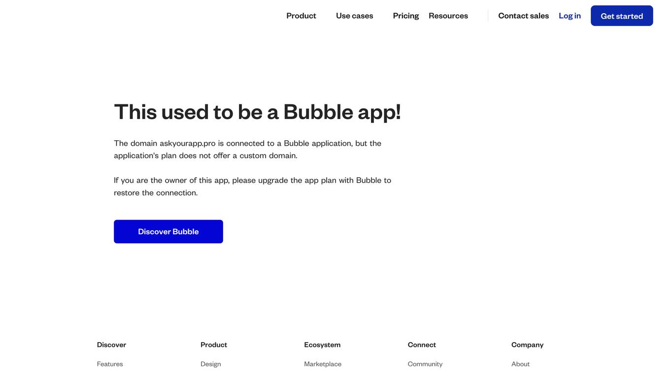 Bubble screenshot