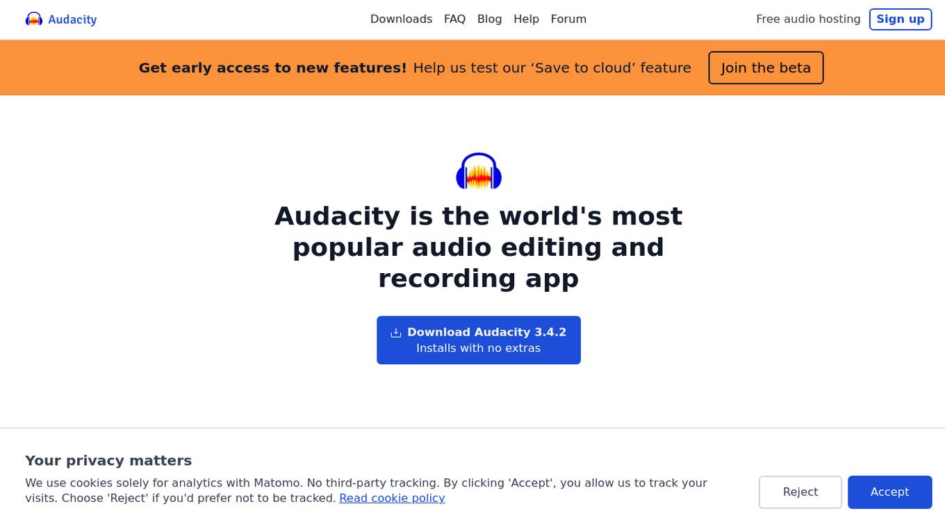 Audacity Screenshot