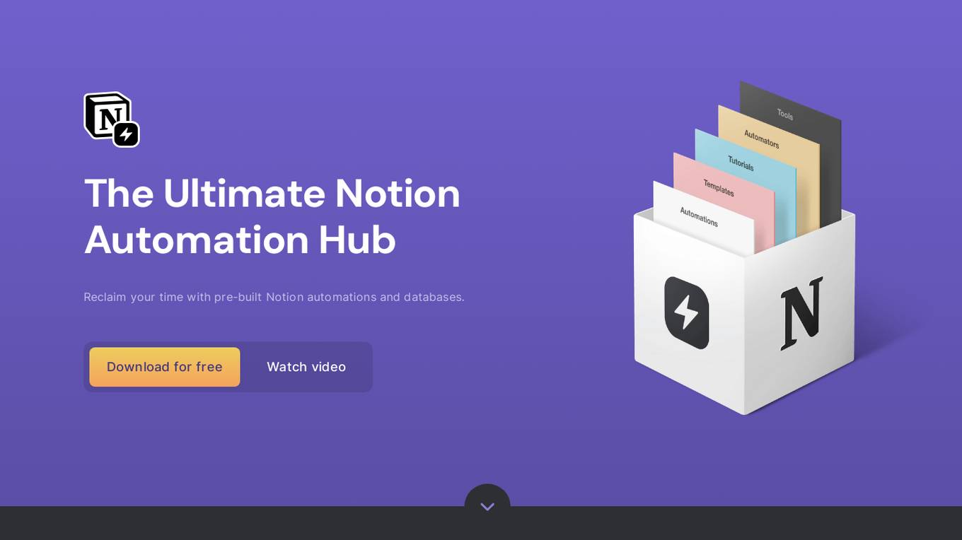 The Notion Automation Hub Screenshot