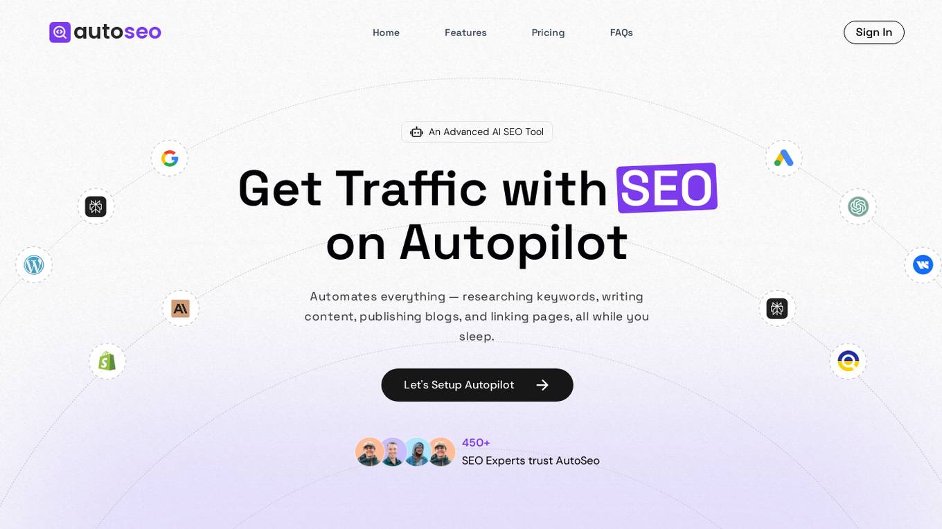 AutoSEO Screenshot