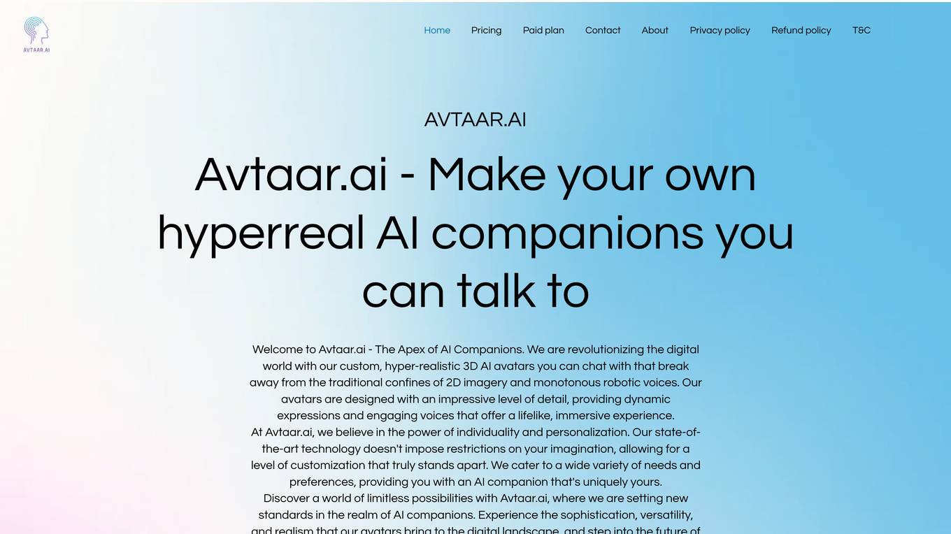 Avtaar.ai Screenshot