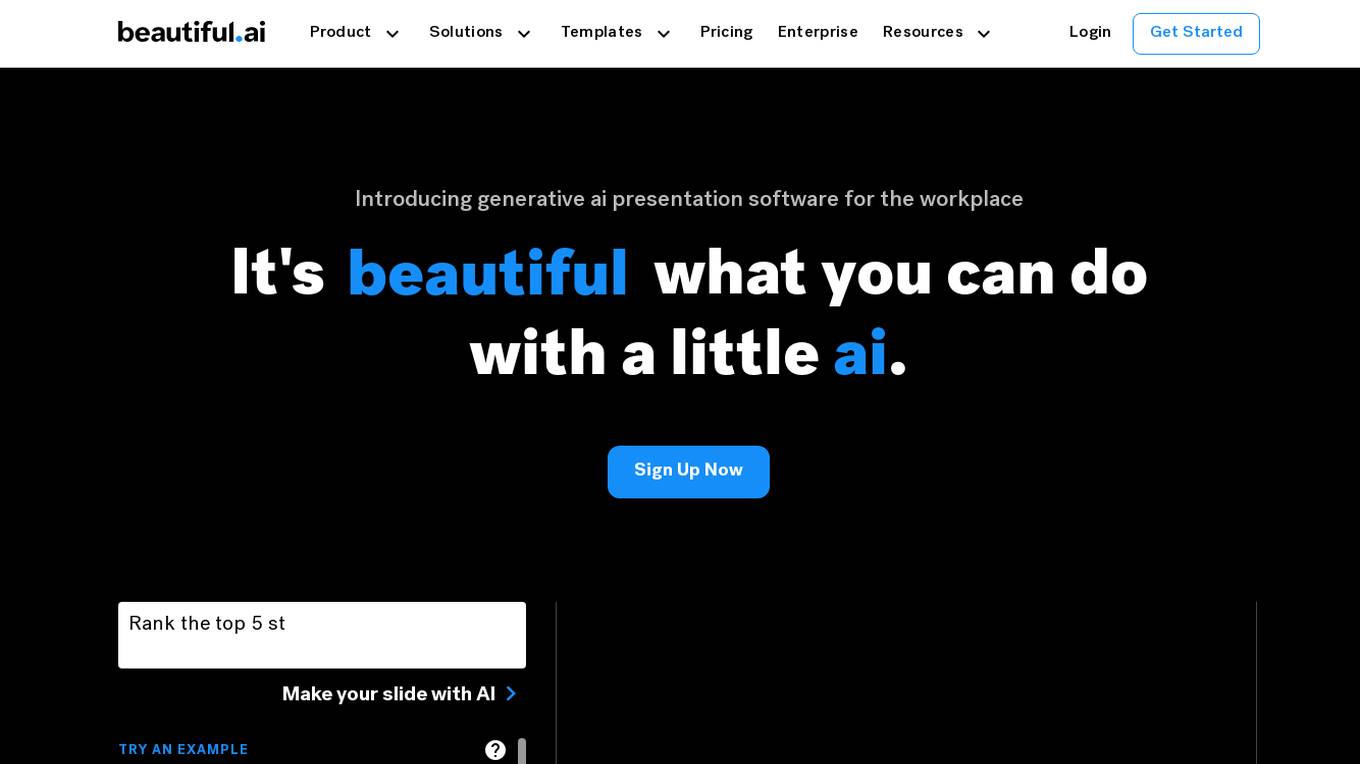 Beautiful.ai screenshot