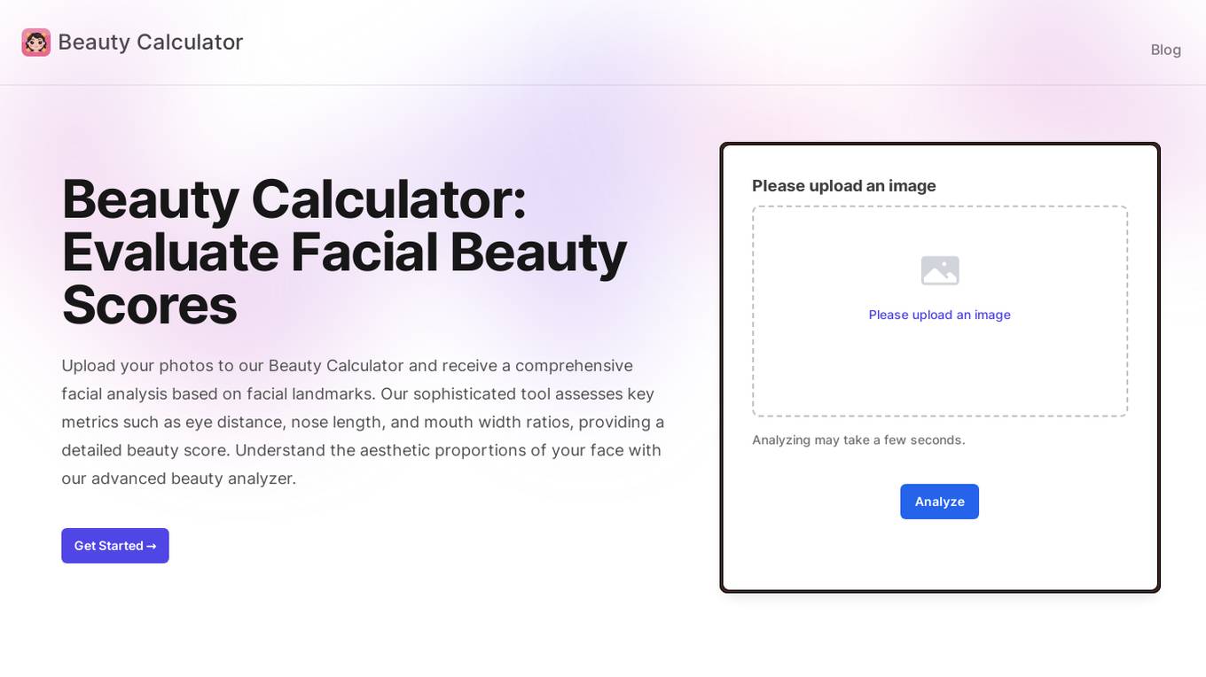 Beauty Calculator Screenshot