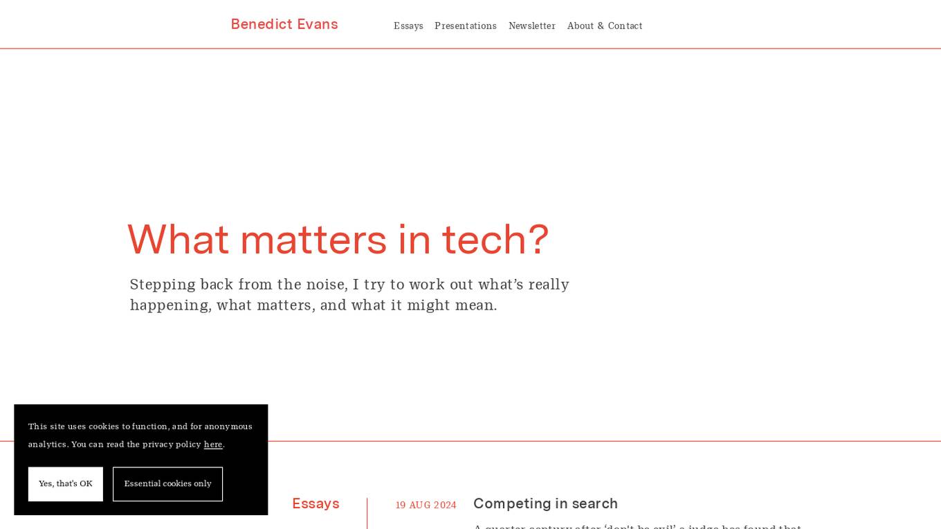 Benedict Evans screenshot