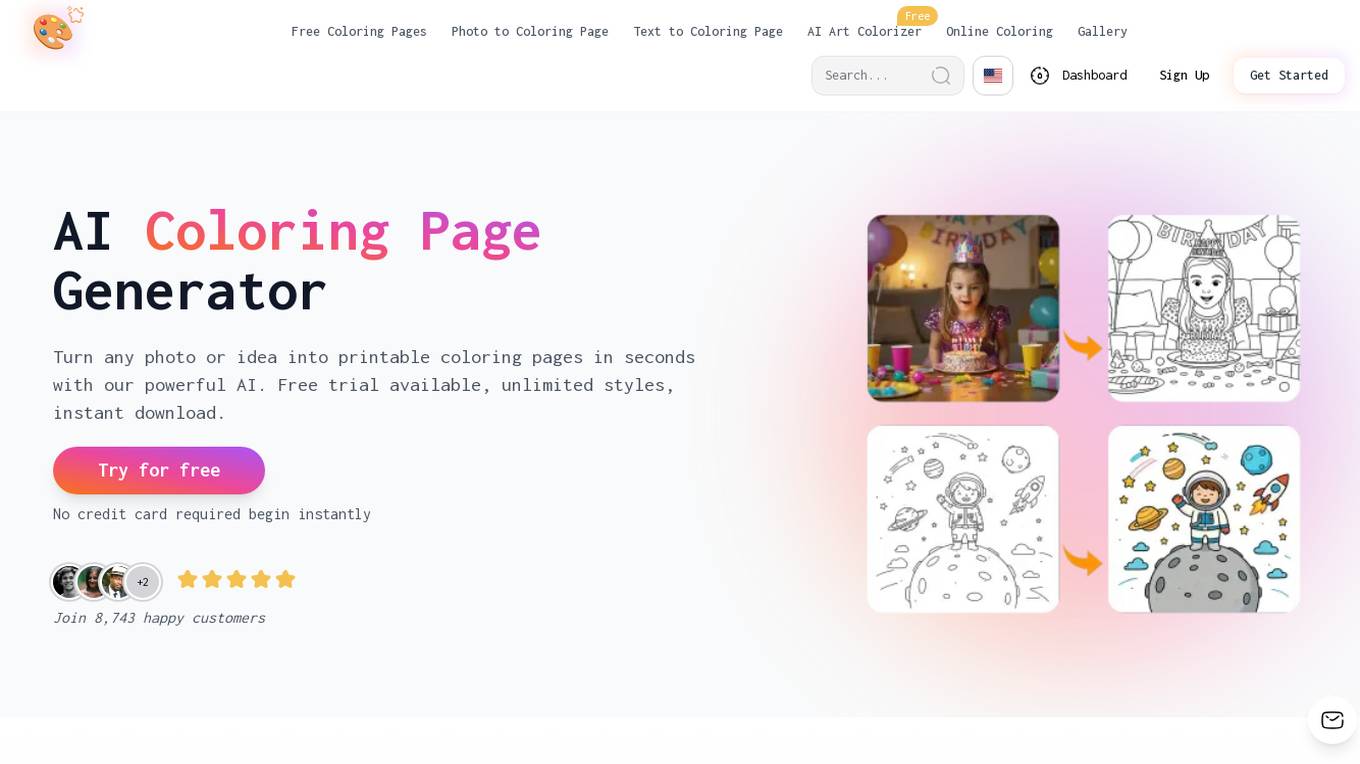 BestColoringPages.ai Screenshot
