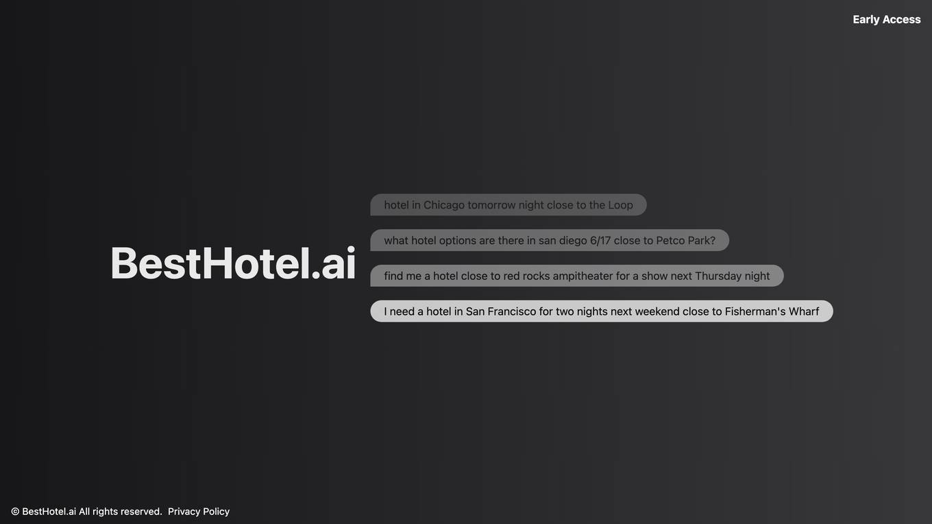 BestHotel.ai screenshot