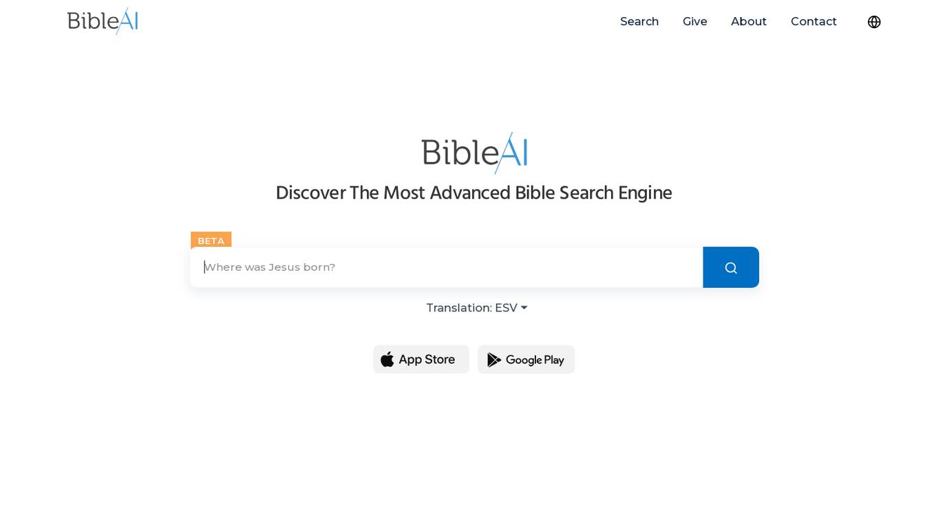 Bible AI screenshot