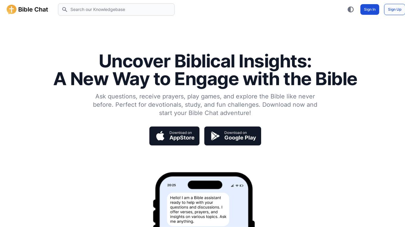 Bible Chat screenshot