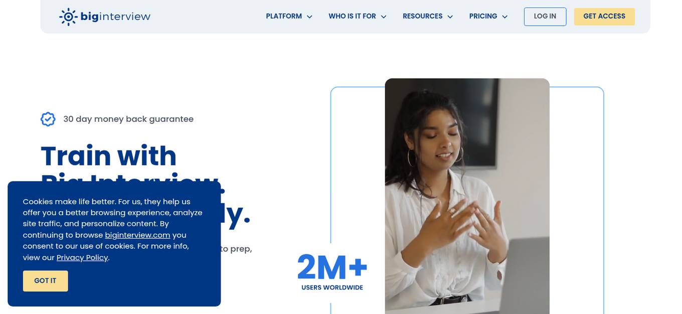 Big Interview Screenshot