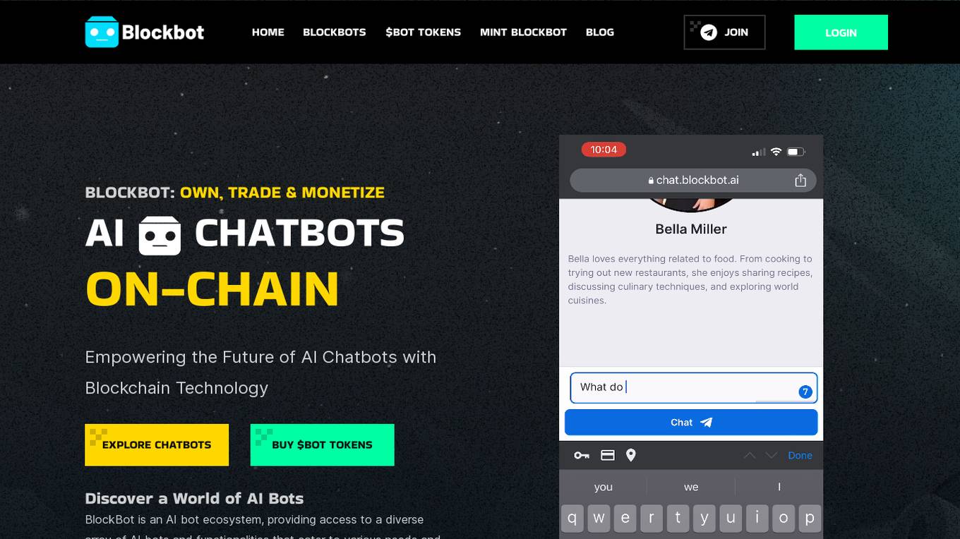 BlockBot Screenshot