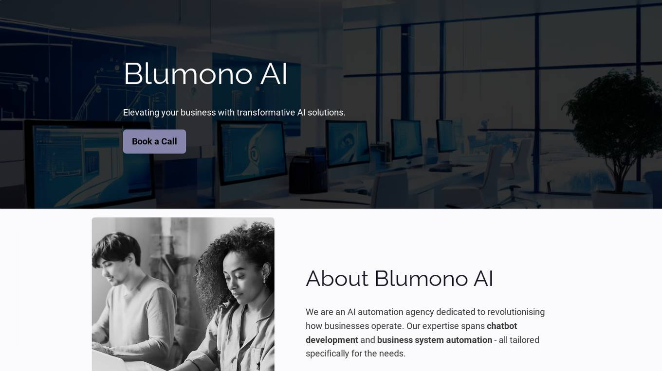 Blumono AI screenshot