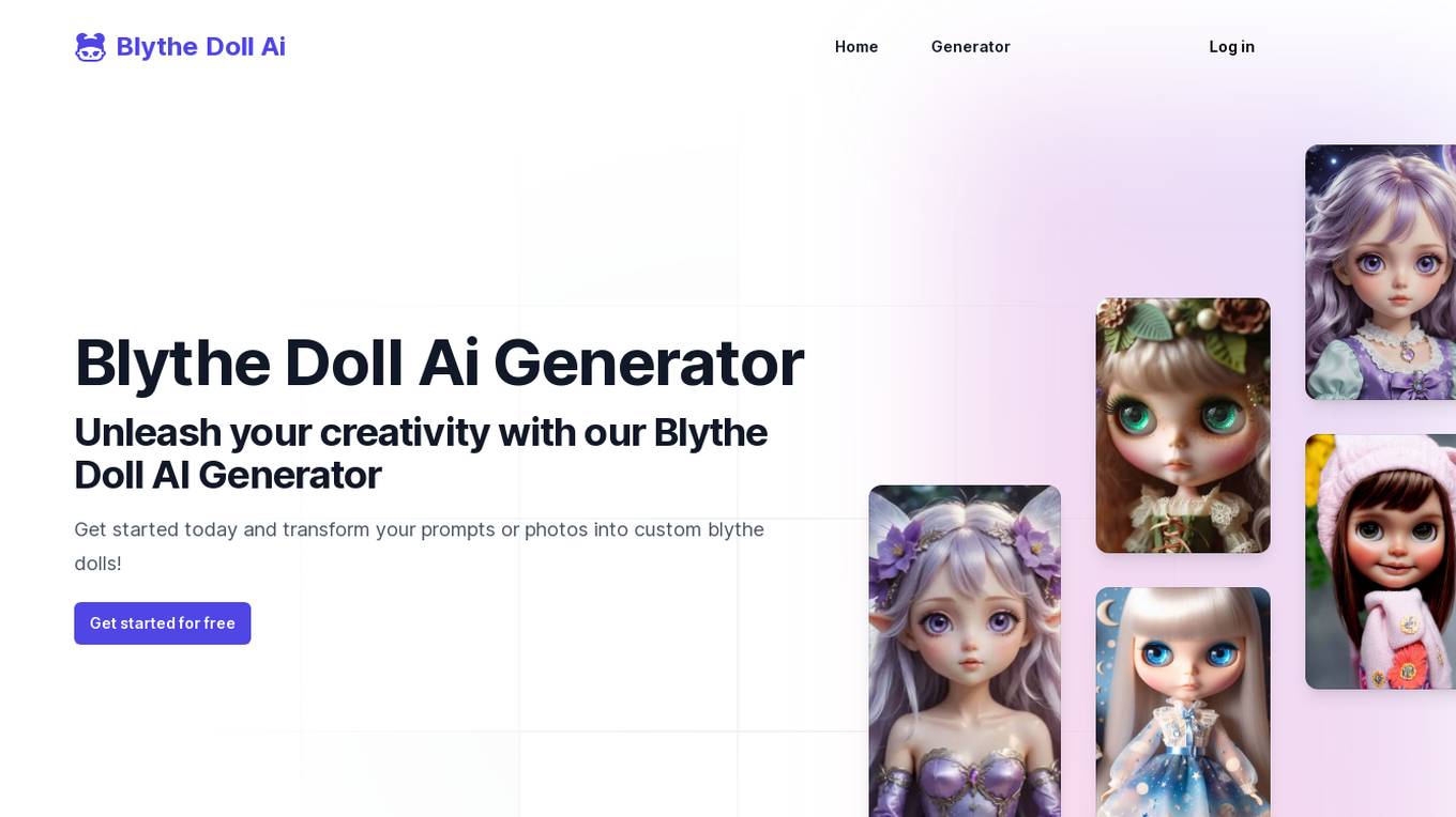 Blythe Doll AI Generator Screenshot