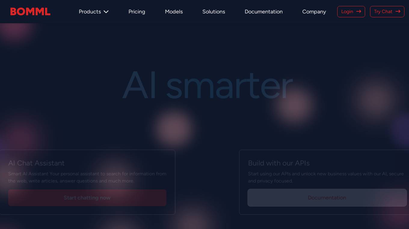 BOMML Smart AI Assistant Screenshot