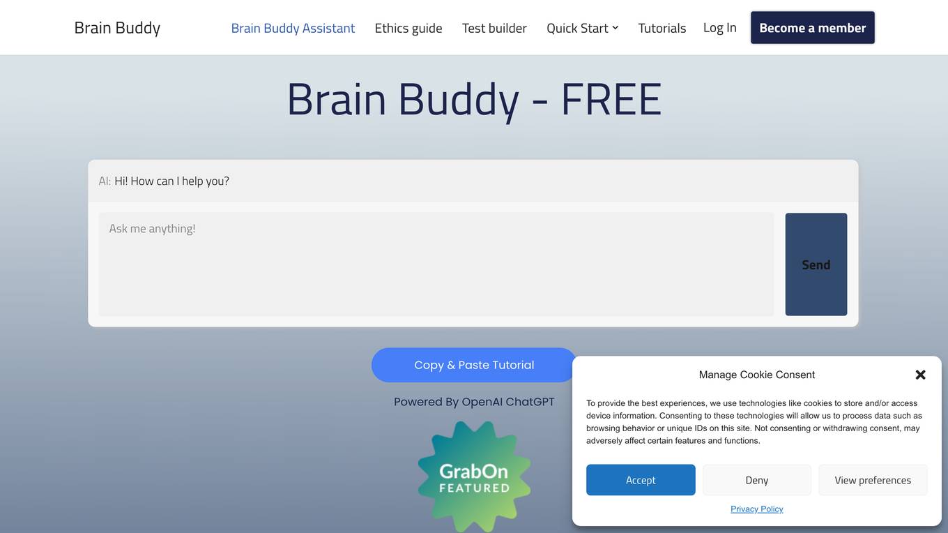 Brain Buddy Screenshot