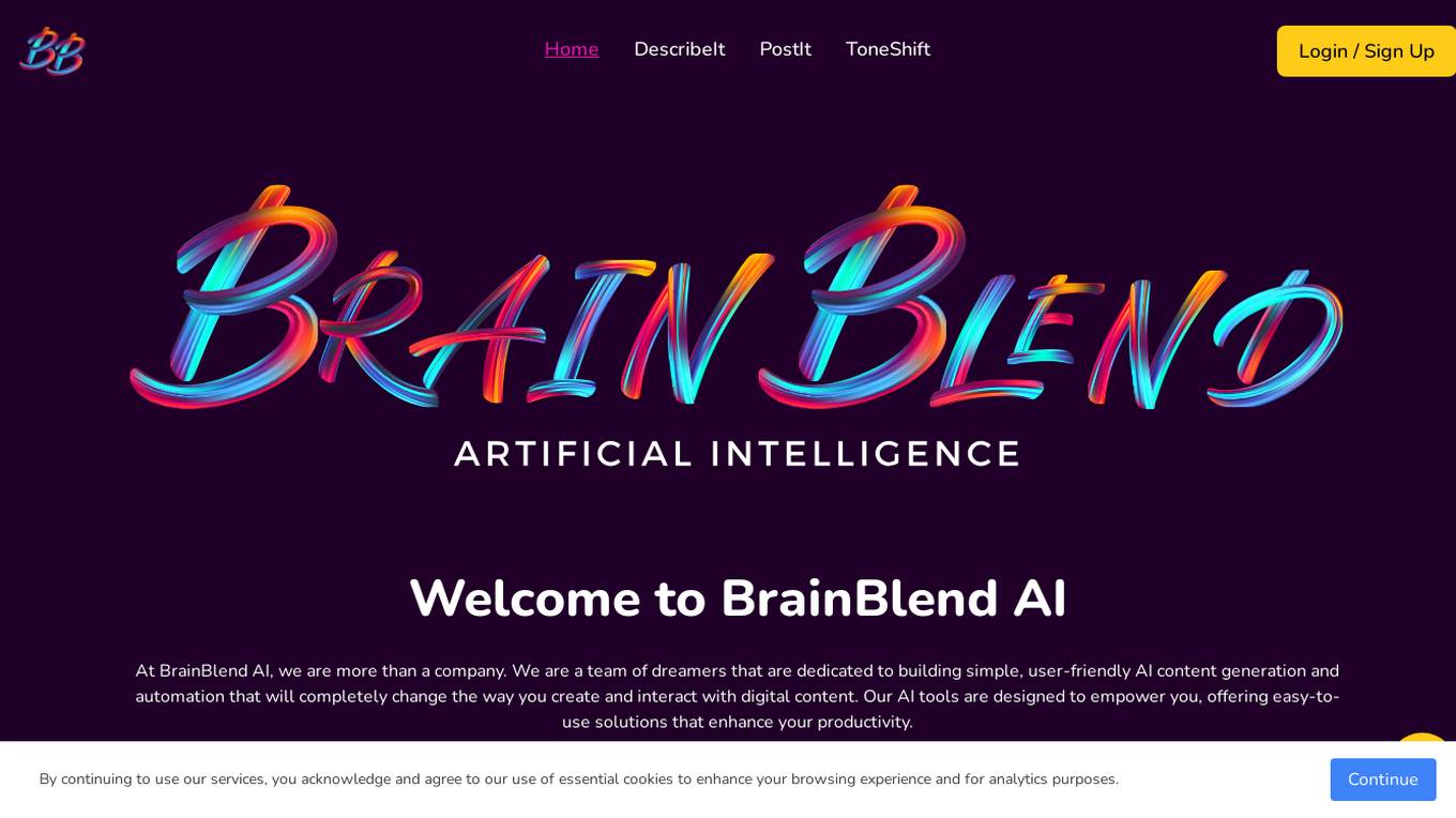 BrainBlend AI screenshot