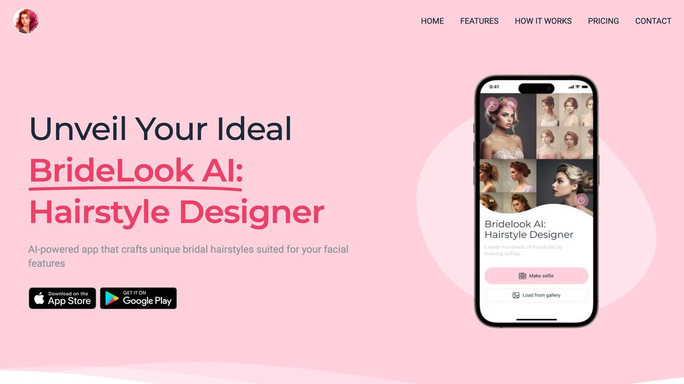 BrideLook AI: Hairstyle Designer Screenshot