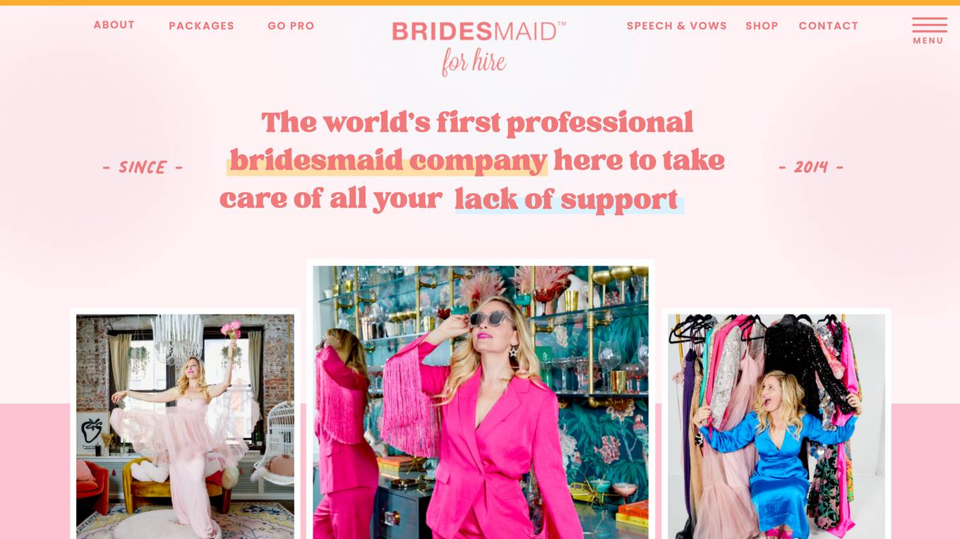 Bridesmaid For Hire screenshot