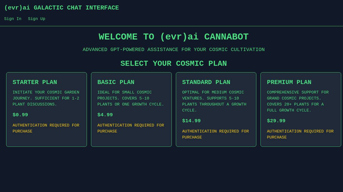 (evr)ai CannaBot Screenshot