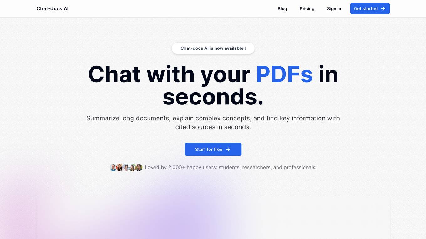 Chat-docs AI Screenshot