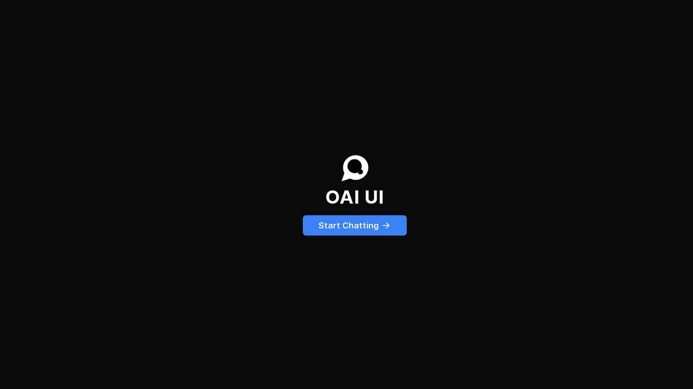 OAI UI Screenshot