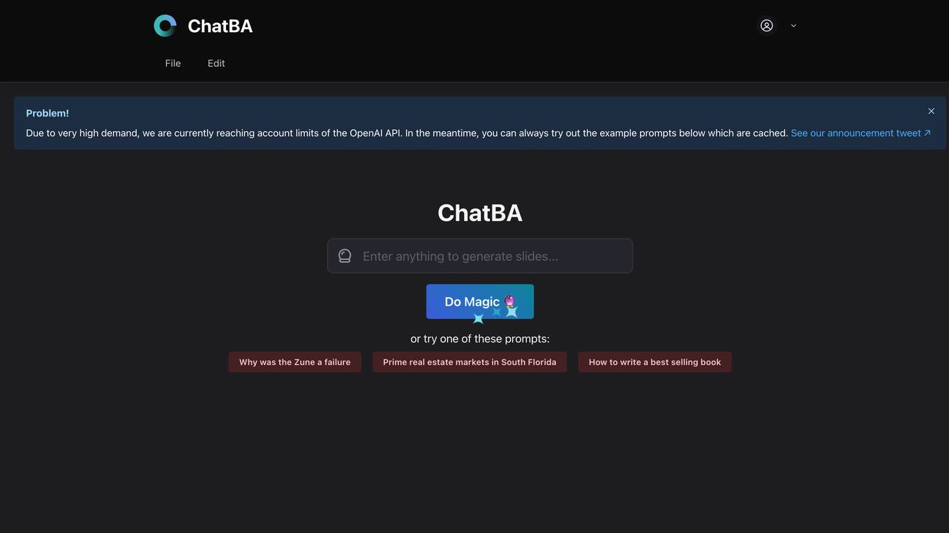 ChatBA Screenshot