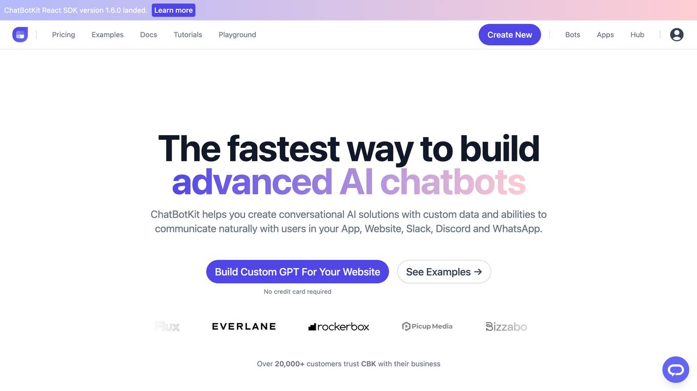 ChatBotKit screenshot