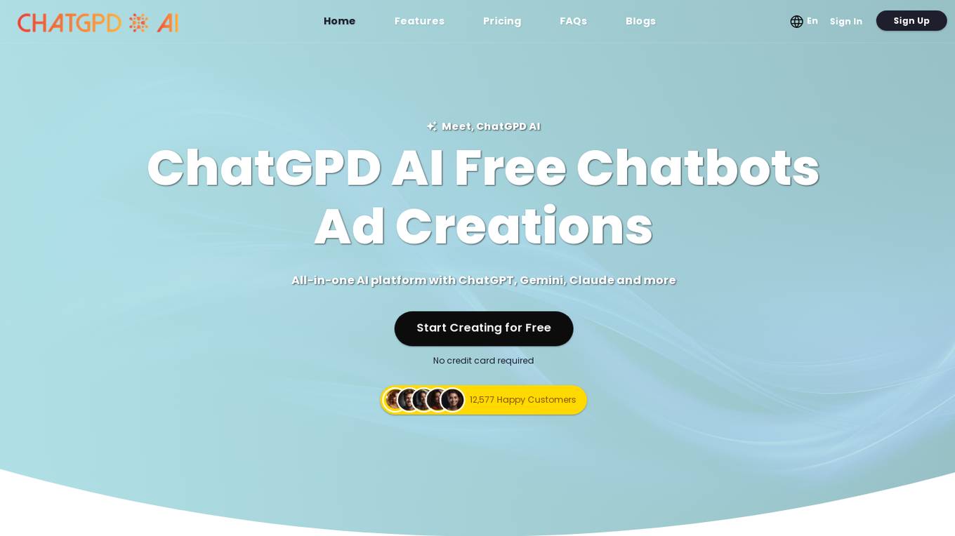 ChatGPD AI screenshot