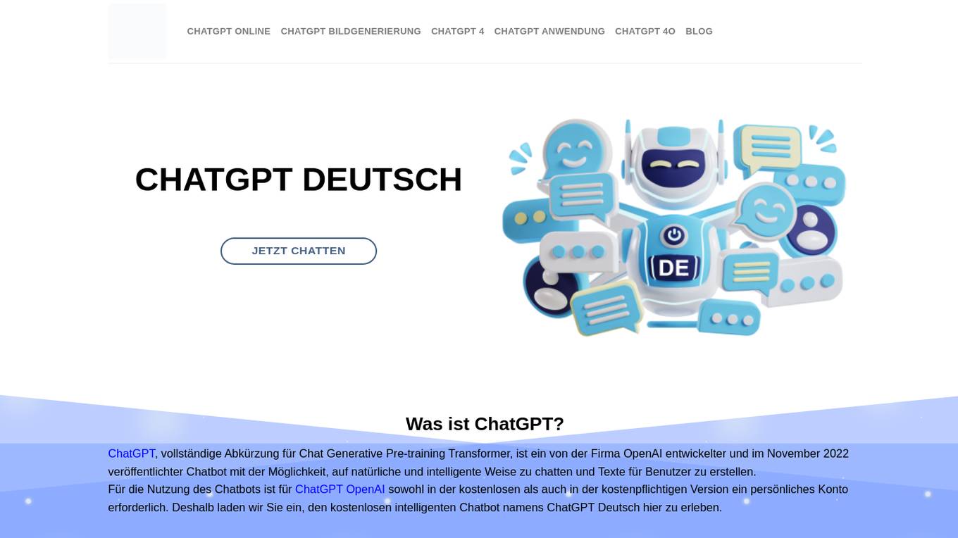 ChatGPT Deutsch Screenshot