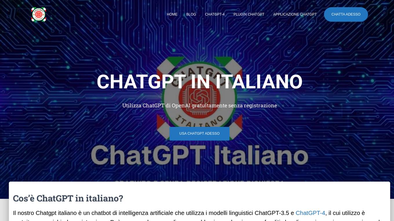 ChatGPT Italiano screenshot