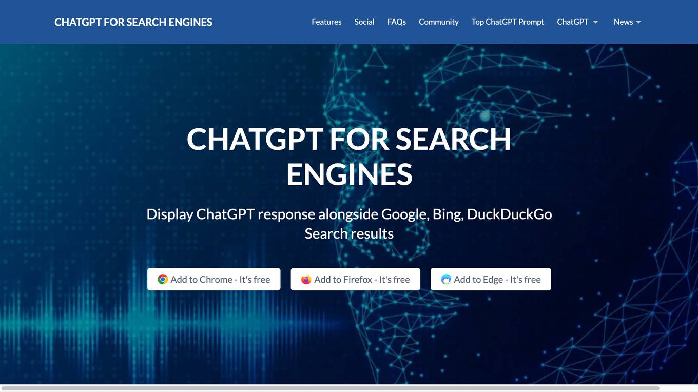 ChatGPT for Search Engines screenshot