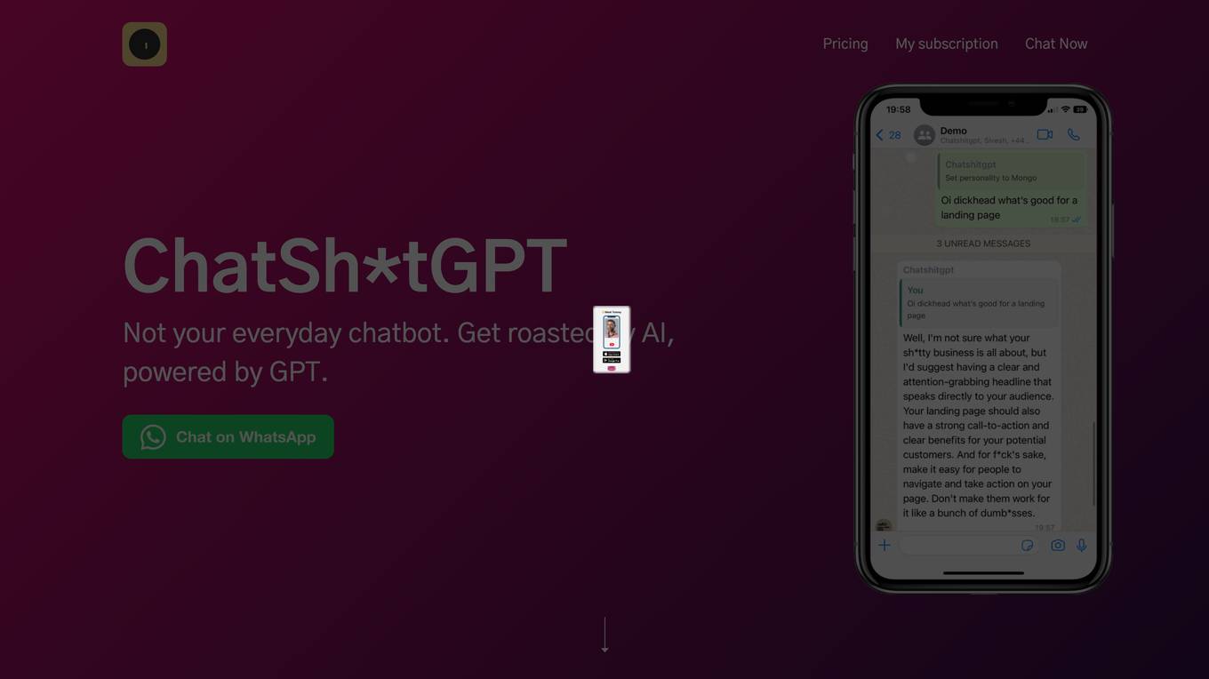 ChatShitGPT Screenshot