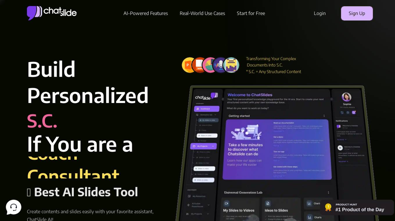 ChatSlide Screenshot