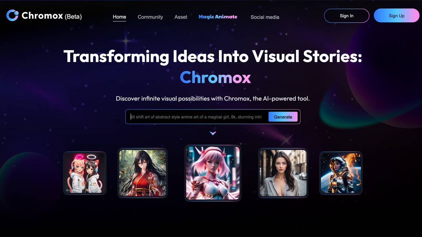 Chromox screenshot